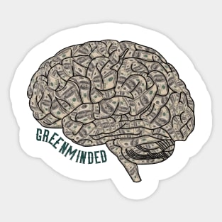 Green Minded Sticker